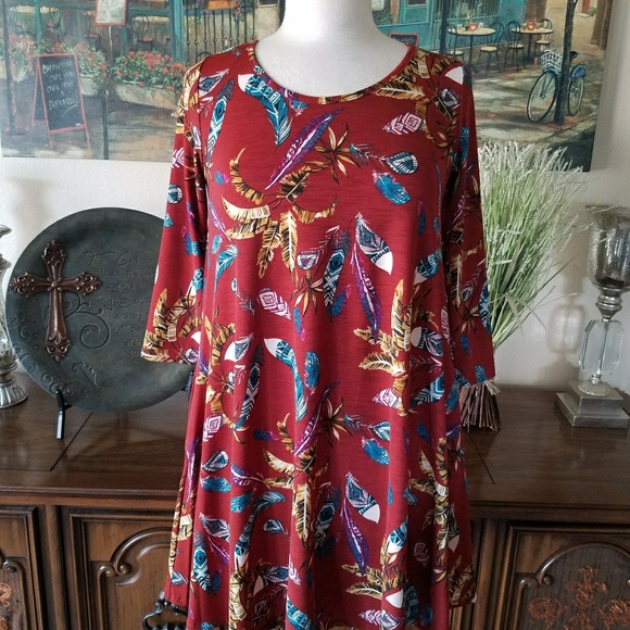 Brick red dress - Picture 1 of 1